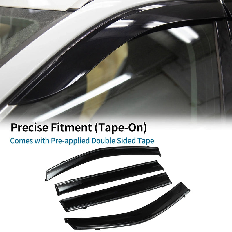 Toyota Highlander Window Deflectors 1x Vent Visors (2014–2014)