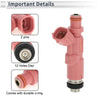 Toyota 4Runner Base Fuel Injector 1 Pc Pink (1998–2000)