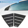 Hyundai Elantra Rear Side Window Louvers Vent Covers (2017-2019)