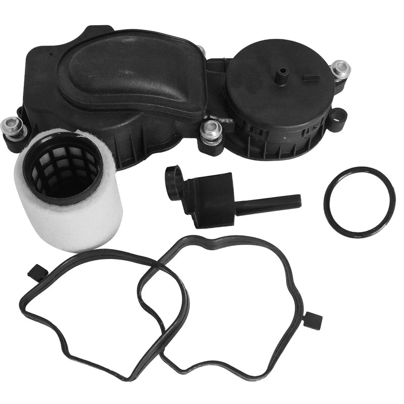 BMW M57 E39 E46 X5 E53 PCV Crankcase Oil Vent Breather Filter Kit (2000-2006)