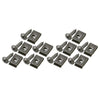 20 x Car Bumper Inner Fender Wheel Bolt Screws & U Groove Clips