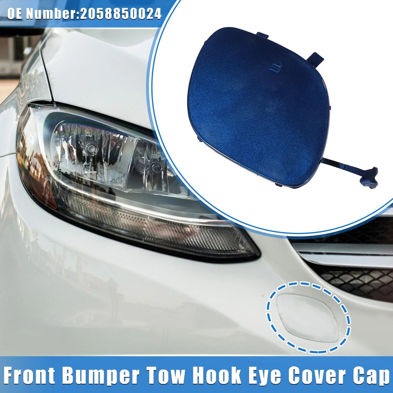 Mercedes-Benz C300 2015-2018 Blue Front Bumper Tow Hook Eye Hole Cap