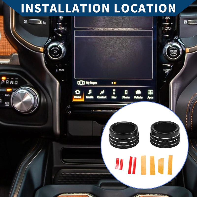 Dodge RAM Knob Cover (2019-2022)