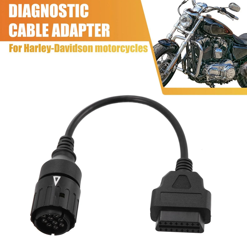 BMW 10 Pin to OBDII Cable / 0.98ft / Diagnostic Adapter