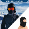 Balaclava Face Mask with Glasses hole Short Ski Sun Hood Masks Motorcycle Black