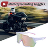 Make Model 1 Pc Motorcycle Riding Goggles Pink White Tri-Acetyl Cellulos