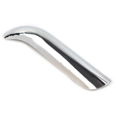 Harley Curved Silver Exhaust Muffler Pipe Heat Shield Cover