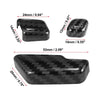 Mercedes Benz 6Pcs Carbon Fiber Car Door Adjust Button Switch Covers