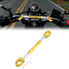 Set Universal 22mm Gold Tone Alloy Motorcycle Balance Bar Crossbar Handlebar