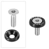 Motorcycle 8 x Fastener M6 Bumper Washer Bolt Trunk Mudguard Hatch