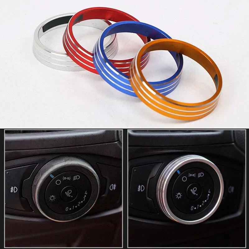 Ford F-150 1X Car Headlight Adjust Knob Switch Ring Cover Trim Fit