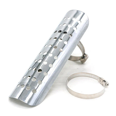 Universal Motorcycle Chrome Exhaust Muffler Pipe Heat Shield Cover