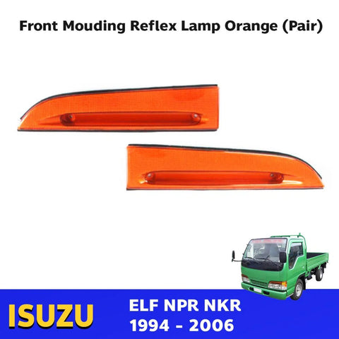Front Reflect Light Lamp Trim LH+RH Fits Isuzu Elf NPR NKR Truck 1994-06 D06