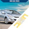 Car Motorcycle Gold Tone 80A Mini ANL Fuses 10 Pcs