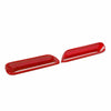 Dodge Challenger Red Hood Scoop Air Vent Covers (2009-2014)