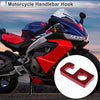 Motorcycle Square Aluminum Alloy Hanging Hook 1 Set