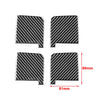 Toyota Tundra 4 x Red Carbon Fiber Door Handle Bowl Covers (2014-2021)