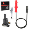 Polaris Ranger 500 Ignition coil w/Wire Cap & Spark plug (2008–2013)