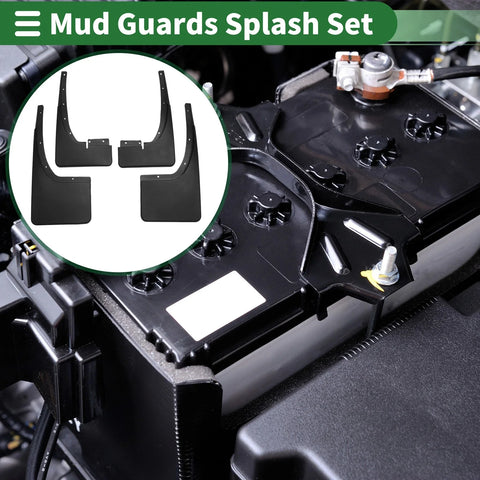 Ford Ranger T6 / T7 2011-2018 with Mounts Mud Flaps Splash Guards