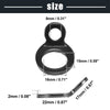 Motorcycle 8pcs Stainless Steel Tie Down Anchor Hooks Strap Rings