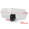 Universal Clear Adjustable Windshield Extension Spoiler Deflector (N/A)