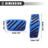 Chevrolet Cruze (2009-2020) Black Blue Brake & Accelerator Pedal Covers