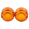 Harley Dyna FXD FXR Sportster XLH 883 1200 Amber Turn Signal Lens Cover (1991-2023)