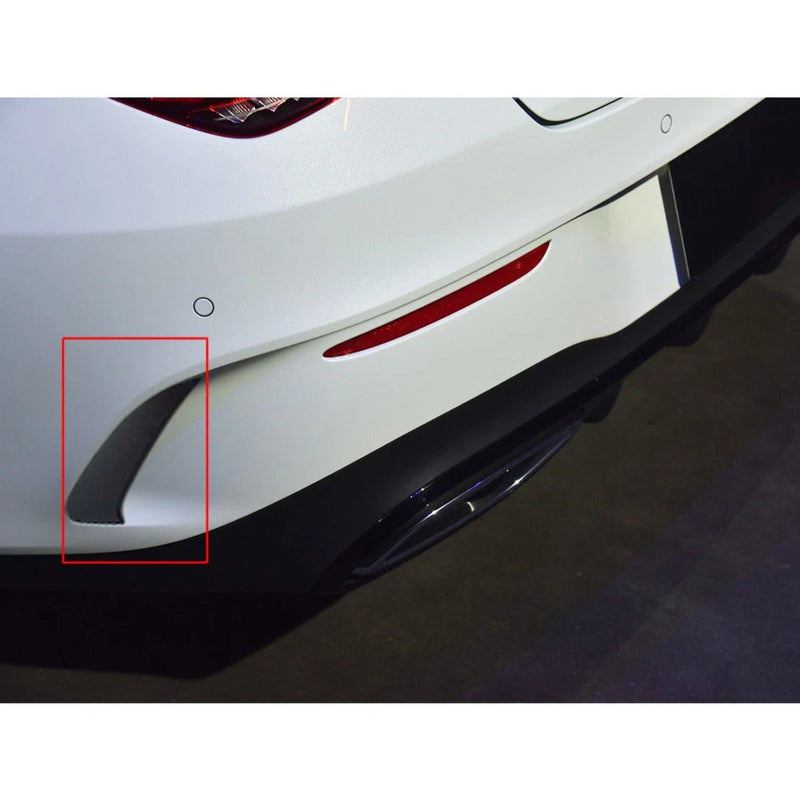 Benz CLA250 CLA35 Rear Bumper Splitter Spoiler Canards Flaps (2014-2023)