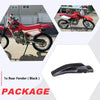 Honda XR80R / XR100R Mud Guard 1985-2000 Black Rear Fender