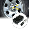 Honda 16 x 12x1.5mm Black Car Hex Security Lock Wheel Lug Nuts