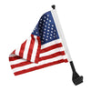 Harley Touring Street Electra Road Glide American Flags Pole Mount