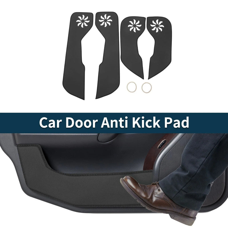 Nissan Rogue (2022-2025) Black Car Door Anti Kick Pad Sticker Protector