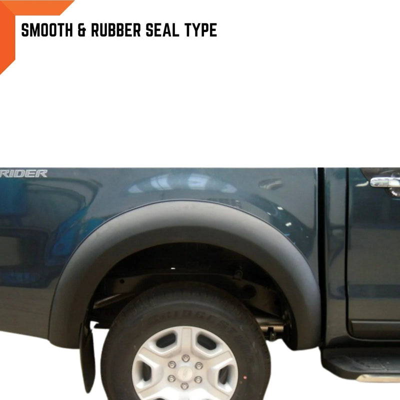 Ford Ranger PX2 Dual Cab Wildtrak 38P Aluminium Metallic Fender Flares (15-18)