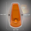 Ford F-150 5 x Yellow LED Cab Marker Light Covers (1980-1997)