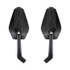 Classic Black CNC Machined Aluminium 2 x Motorcycle Mirror Set (2020-2023)