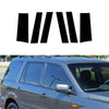 Honda Odyssey 6 x Gloss Black Car Door Trim Pillar Posts Covers (2011-2017)