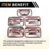 Ford F-150 2004-2014 - Silver Tone 2 x Exterior Door Handle Covers