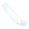 KLX110 White Plastic Front Wheel Mud Guard Fender (2002-2023)