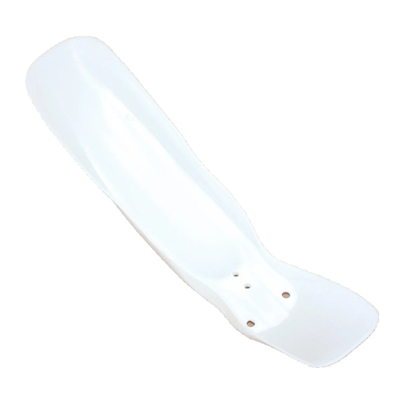 KLX110 White Plastic Front Wheel Mud Guard Fender (2002-2023)