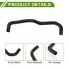 Toyota Camry 3.0L (1992-1993) Rubber Black 1 Pc Heater Hose