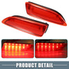 Toyota Corolla Rear Bumper Reflector LED Brake Tail Lights (2014-2019)