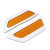 Audi A4 Front Bumper Reflector Side Marker Lights  Yellow (2017-2019)