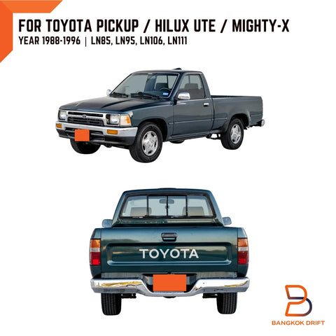 Toyota Hilux Clear Lens Set Turn Signal Bumper Light Tail Rear Lamp (88-96)