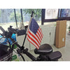 Yamaha - American USA Flag Pole Universal Motorcycle Luggage Rack Mount