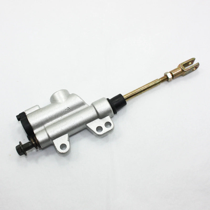 Dirt Bike ATV SILVER 8mm Banjo Back Rear Hydraulic Brake Master Cylinder