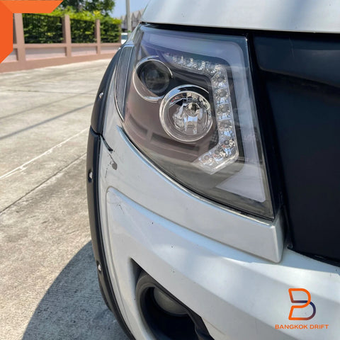 Ford Ranger T6 PX MK1 LED DRL Projector Headlights (2012-2015)