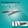 Jeep Compass Rear Windshield Wiper Blade Arm Kit (2007-2014)