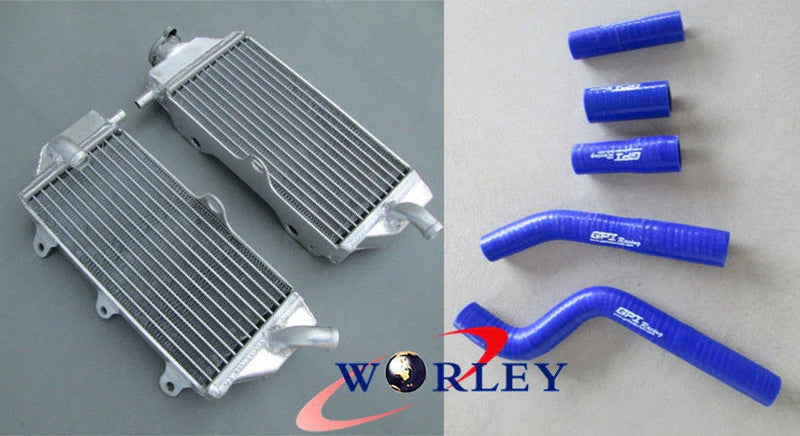 Yamaha YZF250 YZ250F Aluminum Alloy Radiator & Silicone Hose (2010-2011)