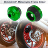 Motorcycle Slider Frame / 15mm / Aluminum Alloy Green