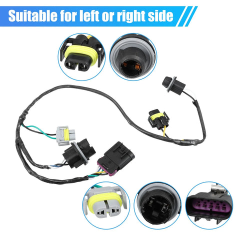 Chevrolet Malibu Front Headlight Wiring Harness Socket (2008-2012)